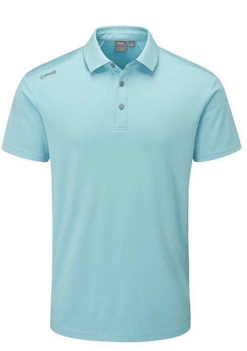 PING Lindum polo homme, bleu ciel
