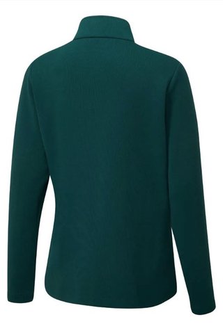PING Lyla Half Zip Ribbed polaire femme, pine