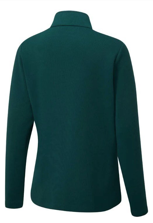 PING Lyla Half Zip Ribbed polaire femme, pine