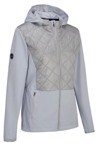 PING Gem Hybrid Hooded veste femme, gem quiet grey