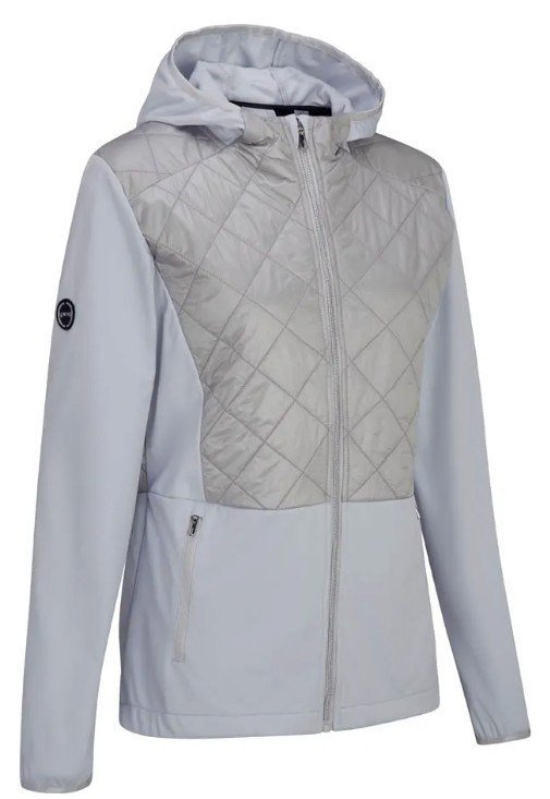 PING Gem Hybrid Hooded veste femme, gem quiet grey