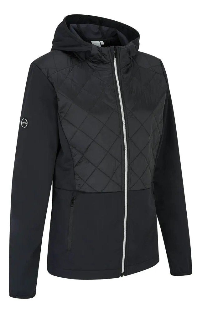 PING Gem Hybrid Hooded veste femme, noire