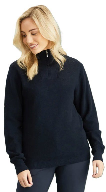 PING Kaylah Half Zip Lined pull femme, marine