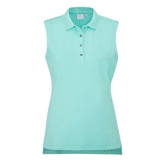 PING Solene Sleeveless polo femme, aruba blue