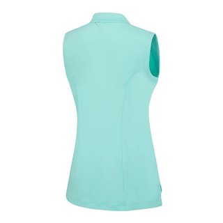 PING Solene Sleeveless polo femme, aruba blue