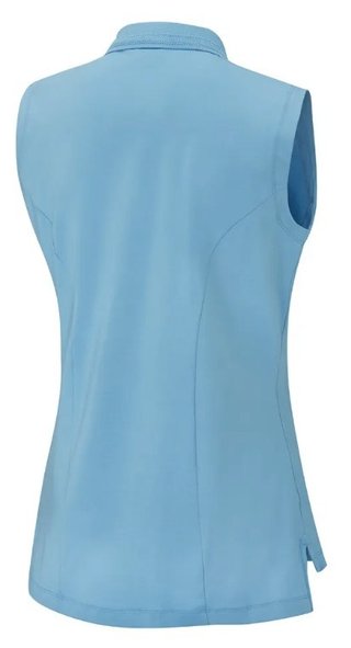 PING Solene Sleeveless polo femme, laguna