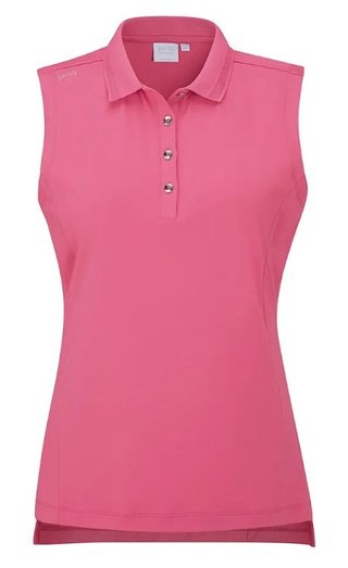 PING Solene Sleeveless polo femme, pink blossom
