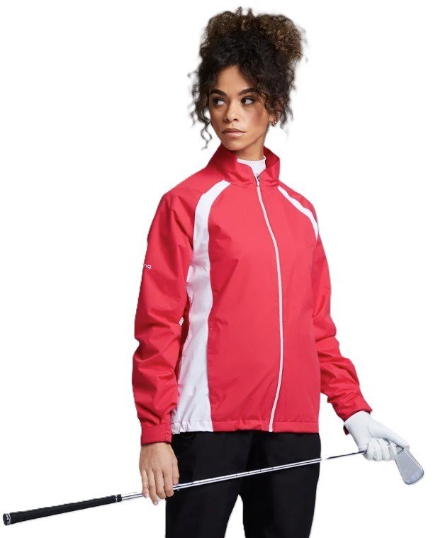 PING Freda veste imperméable femme, rosebud/blanc