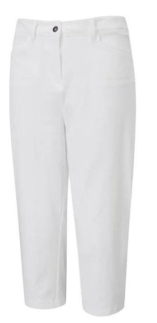 PING Verity pantalon court femme, blanc
