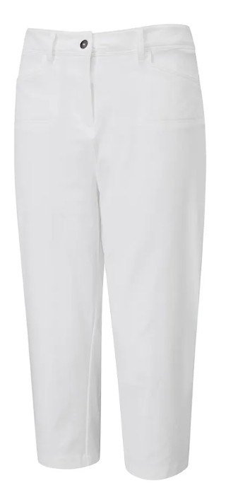 PING Verity pantalon court femme, blanc