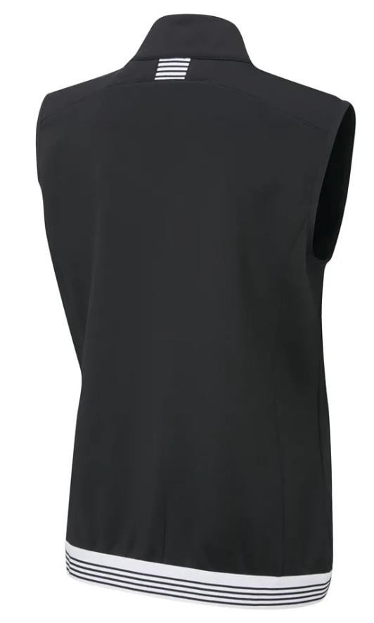 PING Dot Fleece veste femme, noir/blanc