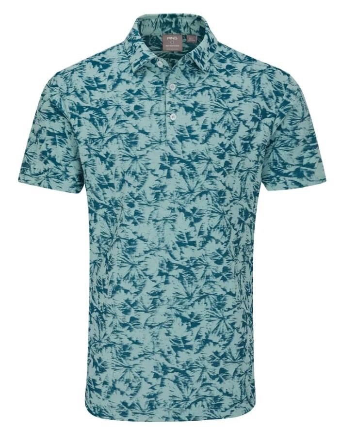 PING Diego polo homme, misty green multi