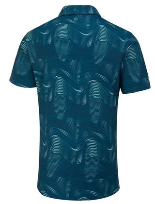 PING Optic Groove polo homme, forest multi