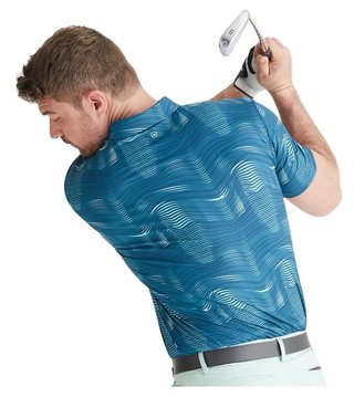 PING Optic Groove polo homme, forest multi