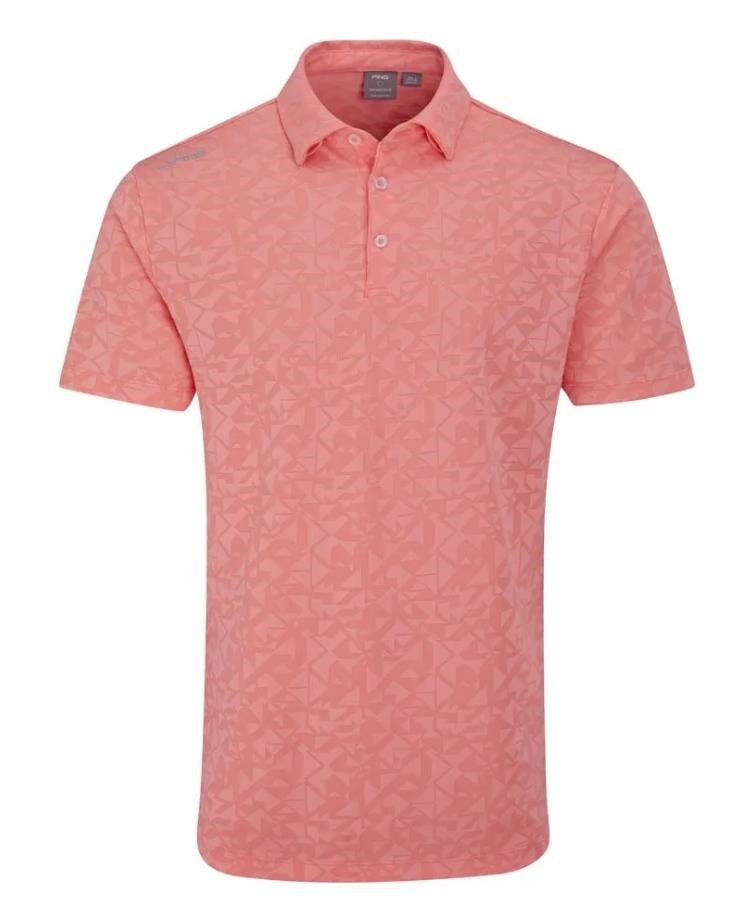 PING Geo Camo polo homme, desert flower