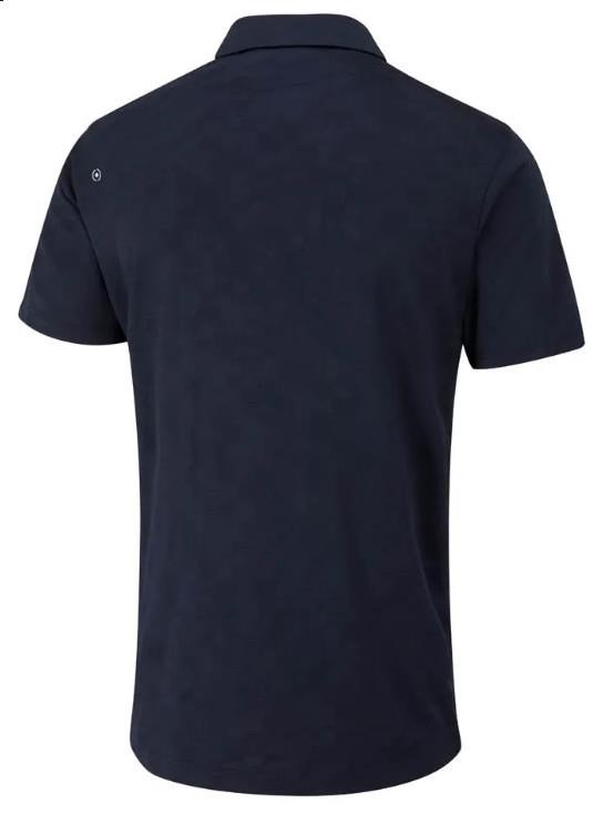 PING Kenan Textured polo homme, navy