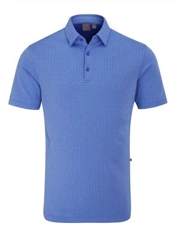 PING Hershel polo homme, cornflower blue multi