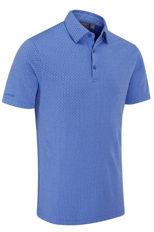PING Hershel polo homme, cornflower blue multi