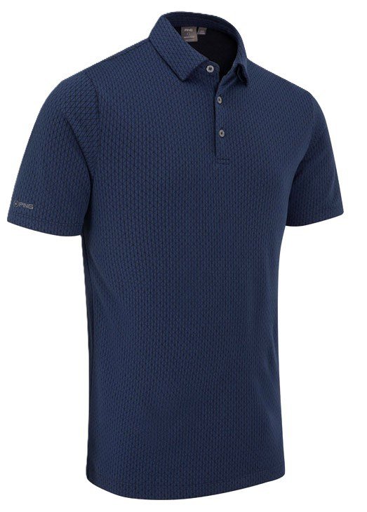 PING Hershel polo homme, oxford blue multi