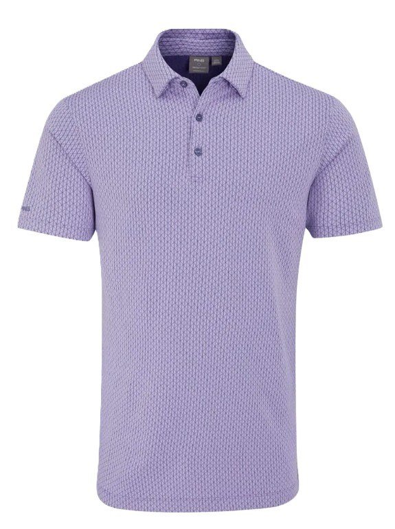 PING Hershel polo homme, purple ash multi