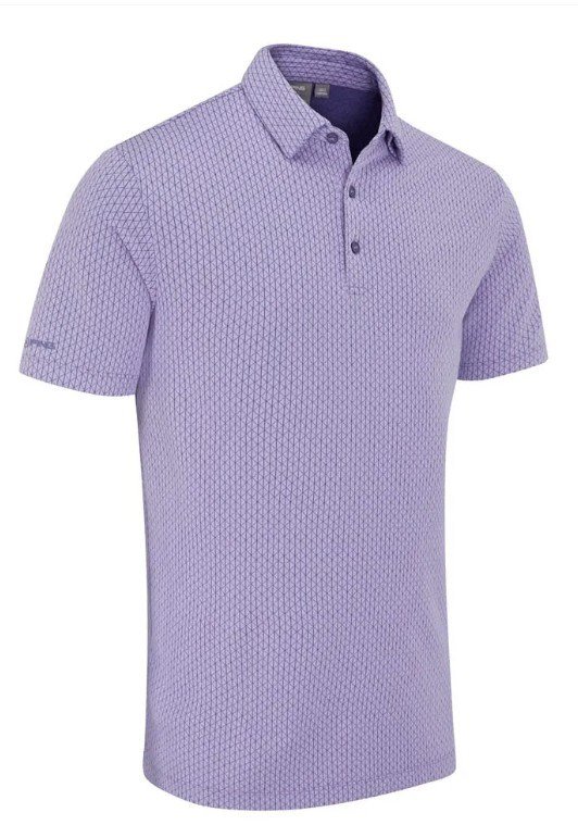 PING Hershel polo homme, purple ash multi