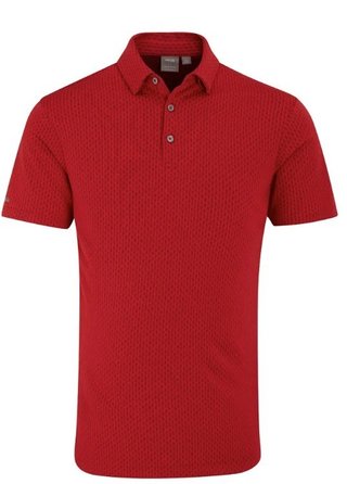 PING Hershel polo homme, rich red multi