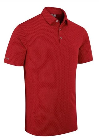 PING Hershel polo homme, rich red multi
