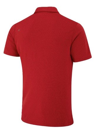 PING Hershel polo homme, rich red multi