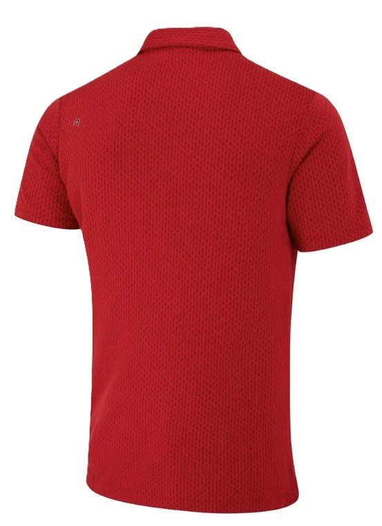 PING Hershel polo homme, rich red multi