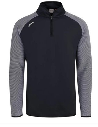 PING Strio Performance midlayer pull homme, noir/blanc