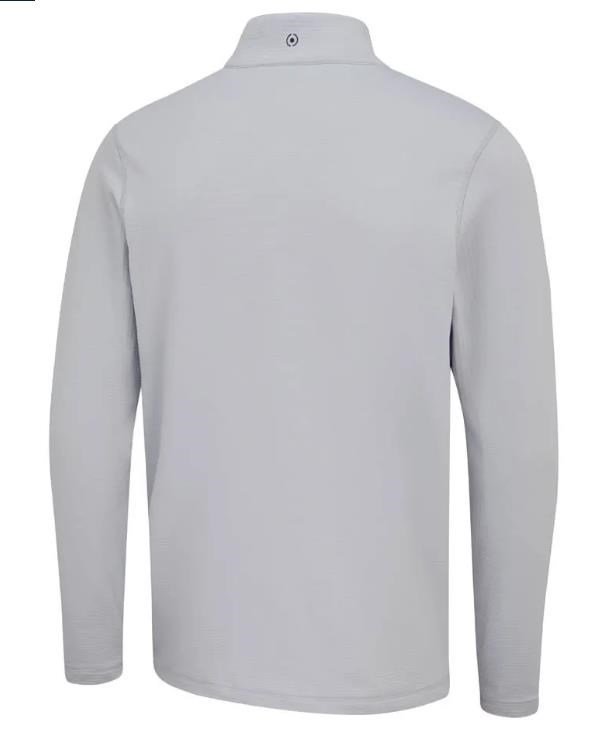 PING Rhodri Half Zip Fleece sweat homme, silver/navy