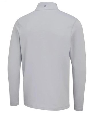 PING Rhodri Half Zip Fleece sweat homme, silver/navy