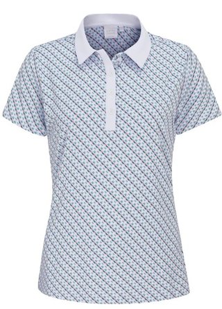 PING Bethany polo femme, neotheric/blanc