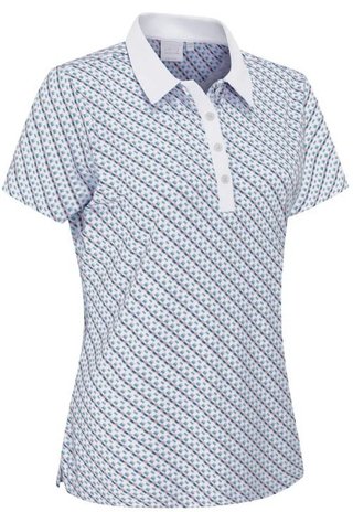 PING Bethany polo femme, neotheric/blanc