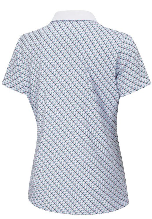 PING Bethany polo femme, neotheric/blanc