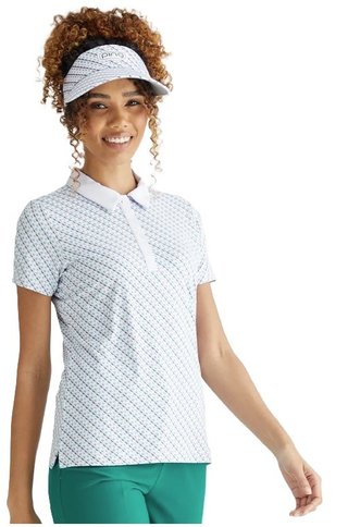 PING Bethany polo femme, neotheric/blanc