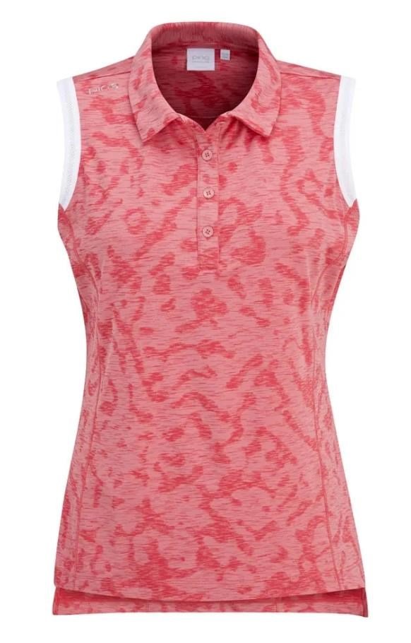 PING Colleen sans manches polo femme, sweet pea