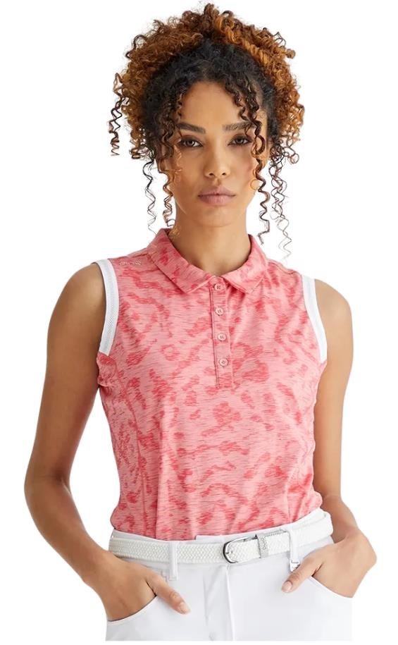 PING Colleen sans manches polo femme, sweet pea