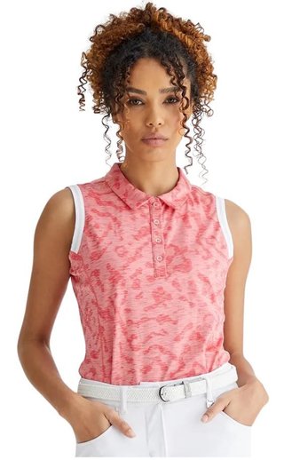 PING Colleen sans manches polo femme, sweet pea