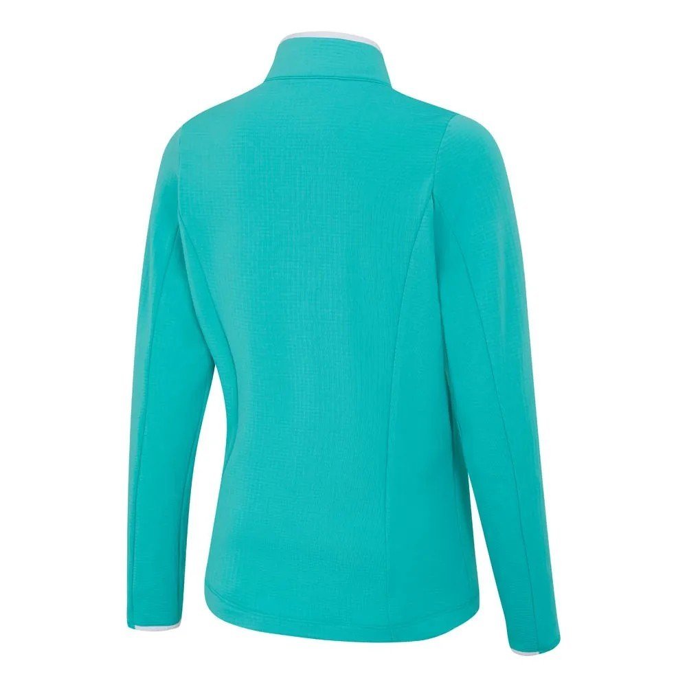 PING Abigale Fleece sweat femme, bleu aqua vif