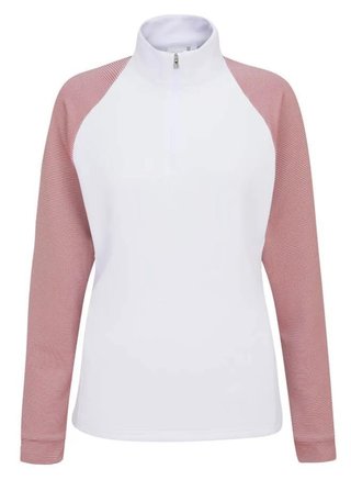 PING Tembi sweat-shirt femme, blanc/sweet pea