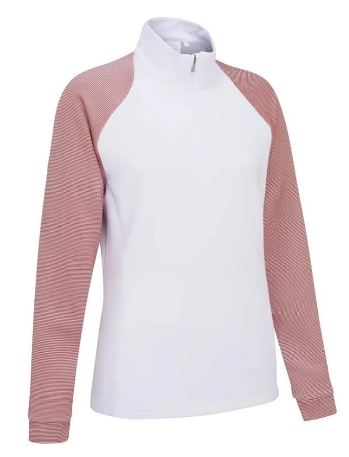 PING Tembi sweat-shirt femme, blanc/sweet pea