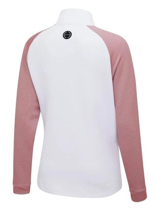 PING Tembi sweat-shirt femme, blanc/sweet pea