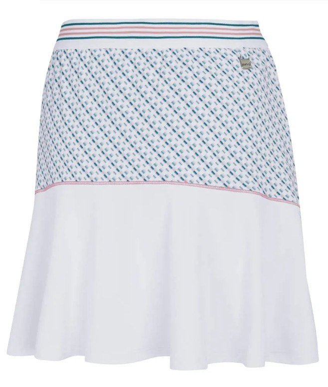 PING Odetta skort femme, blanc/neoteric