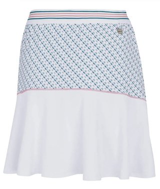 PING Odetta skort femme, blanc/neoteric