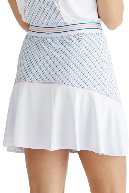 PING Odetta skort femme, blanc/neoteric