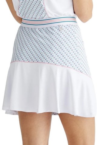 PING Odetta skort femme, blanc/neoteric