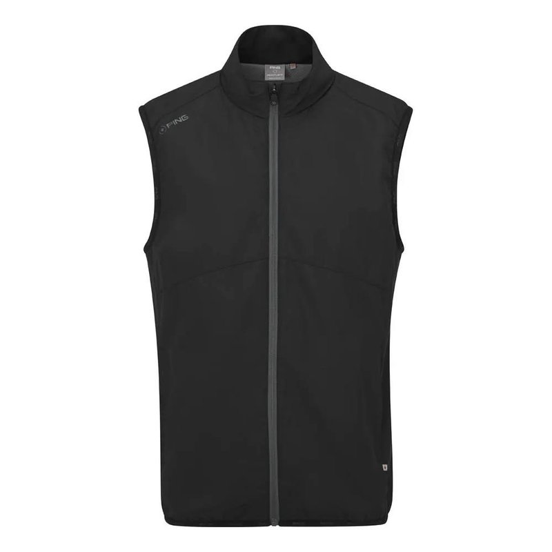 PING Ashbourne veste polaire homme, noir/asphalte