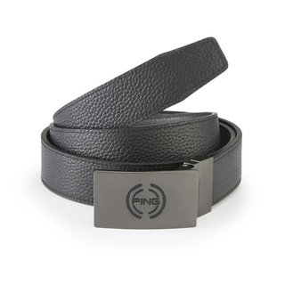 PING Stamp Reversible ceinture homme, noir/asphalte