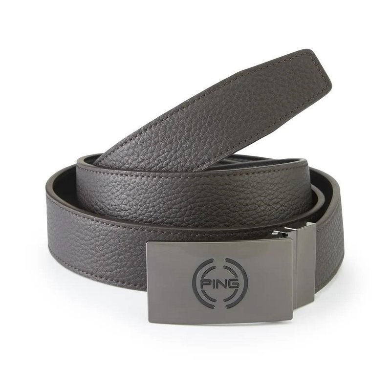 PING Stamp Reversible ceinture homme, marron/noir